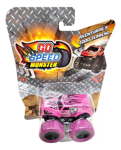 Mini Auto Go Speed Monster Metal Rueda Goma 54712