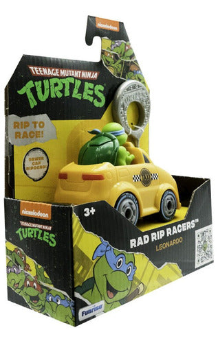 Muñeco Tortugas Ninja Vehiculo C/figura Leonardo Orig. 71046