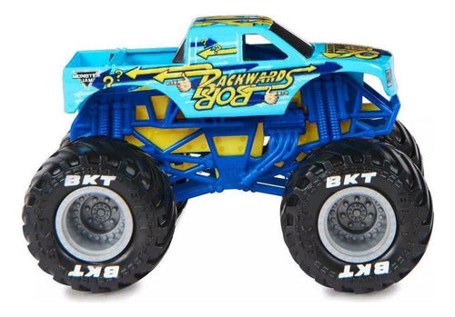 Monster Jam Vehiculo Backwards Bob  Metal 1:64 Orig 6066655