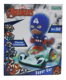 Avengers Super Car A Pila C/luz Gira 360º Ditoys 2458 Color Azul/rojo