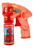 Spiderman Burbujero Automatico Luz A Pila C Solucion Ditoys Color Rojo
