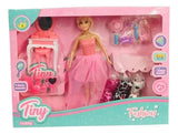 Muñeca Tiny Fashion Con Accesorios Sebigus 53537