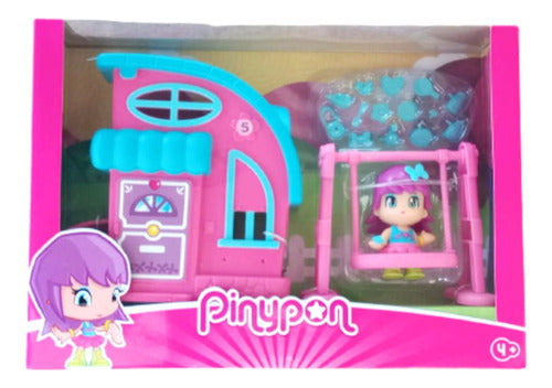 Pinypon Pequeña Casa Con Figura Y Accesorios Orig 15606