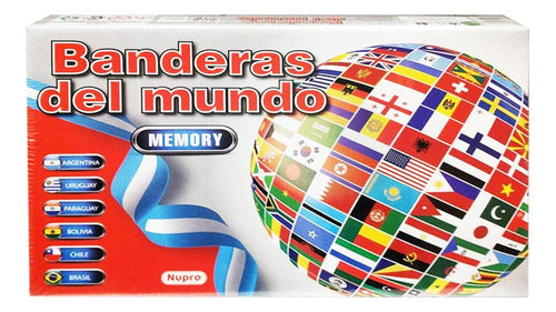 Memory Banderas Del Mundo Juego De Memoria Nupro 2000