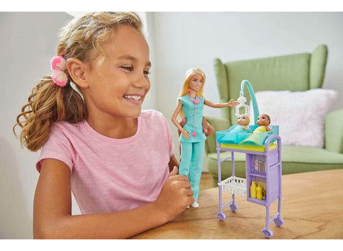 Barbie Muñeca Quiero Ser Pediatra Original Mattel Dhb63
