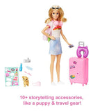 Barbie Muñeca Viajera Con Mascota Orig.mattel Hjy18