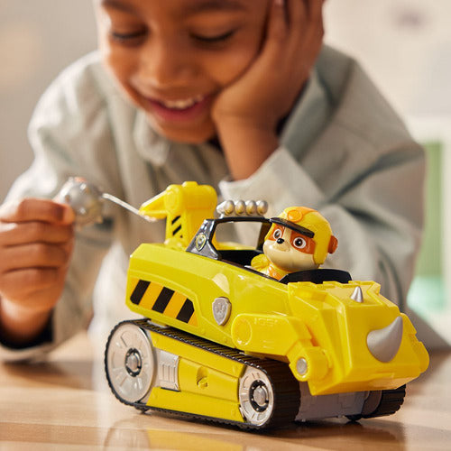 Paw Patrol Jungle Pups Vehiculo Rubble Original 17776ruj