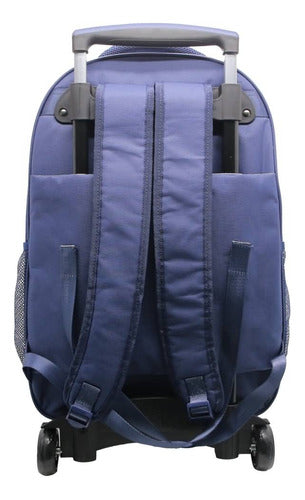 Mochila Escolar Cresko Special Carro Color Azul Diseño De La Tela Liso