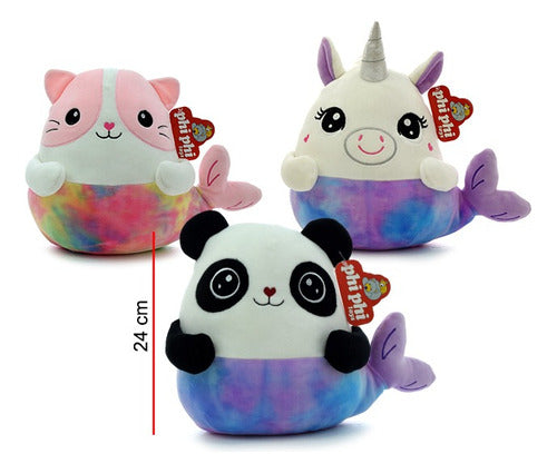 Peluche Animales Sirenita 24cm Phi Phi Toys 8125