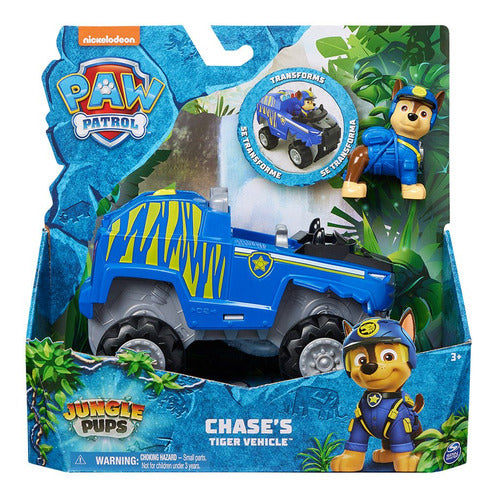 Paw Patrol Jungle Pups Vehiculo Chase Original 17776cj