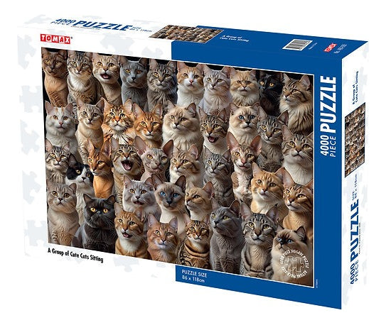 Rompecabezas Tomax 400-056 4000 Piezas Puzzle Gatos