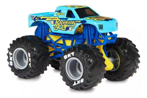 Monster Jam Vehiculo Backwards Bob  Metal 1:64 Orig 6066655