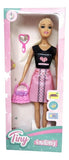 Muñeca Tiny Fashion Con Accesorios Sebigus 53389