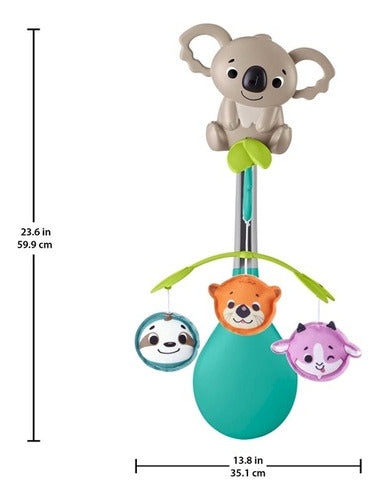 Movil Cunero Musical Koala Para Bebe Fisher Price Hgb90