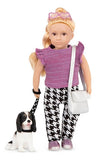 Muneca Lori Heather Con Perro Spaniel Original Intek 31093