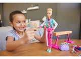 Barbie Muñeca Gimnasta Barra De Equilibrio Orig.mattel Gjm72
