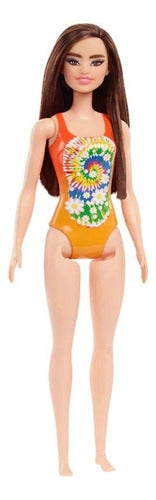 Barbie Muñeca Traje De Baño Surtidos Orig.mattel Ghh38