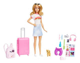 Barbie Muñeca Viajera Con Mascota Orig.mattel Hjy18