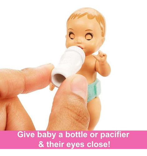 Barbie Muñeca Niñera Babysitters Orig.mattel Hjy33