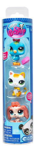Littlest Pet Shop Figuras X3 Surtidas C/accesorio Orig.0550