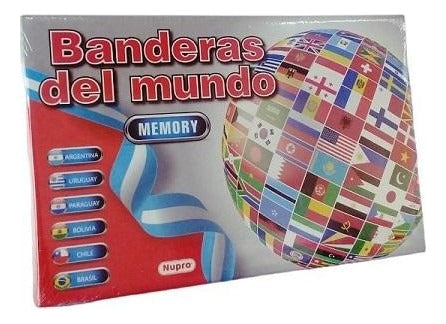 Memory Banderas Del Mundo Juego De Memoria Nupro 2000