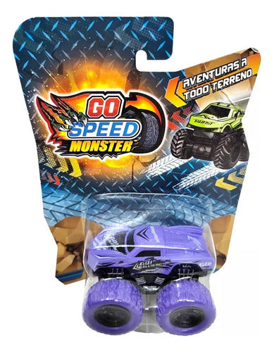 Mini Auto Go Speed Monster Metal Rueda Goma 54712