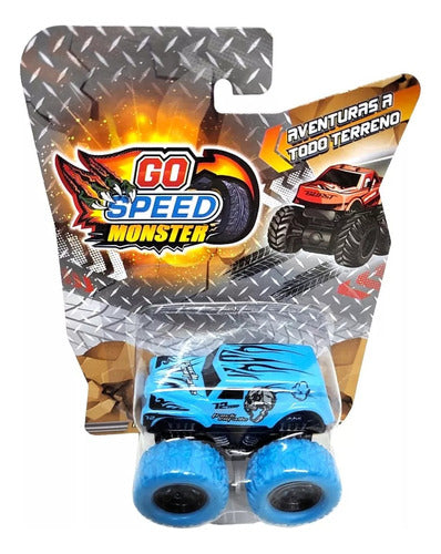 Mini Auto Go Speed Monster Metal Rueda Goma 54712