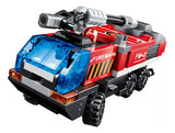 Bomberos Set Transformers Bloques P/armar 1416 Qman