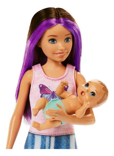 Barbie Muñeca Niñera Babysitters Orig.mattel Hjy33