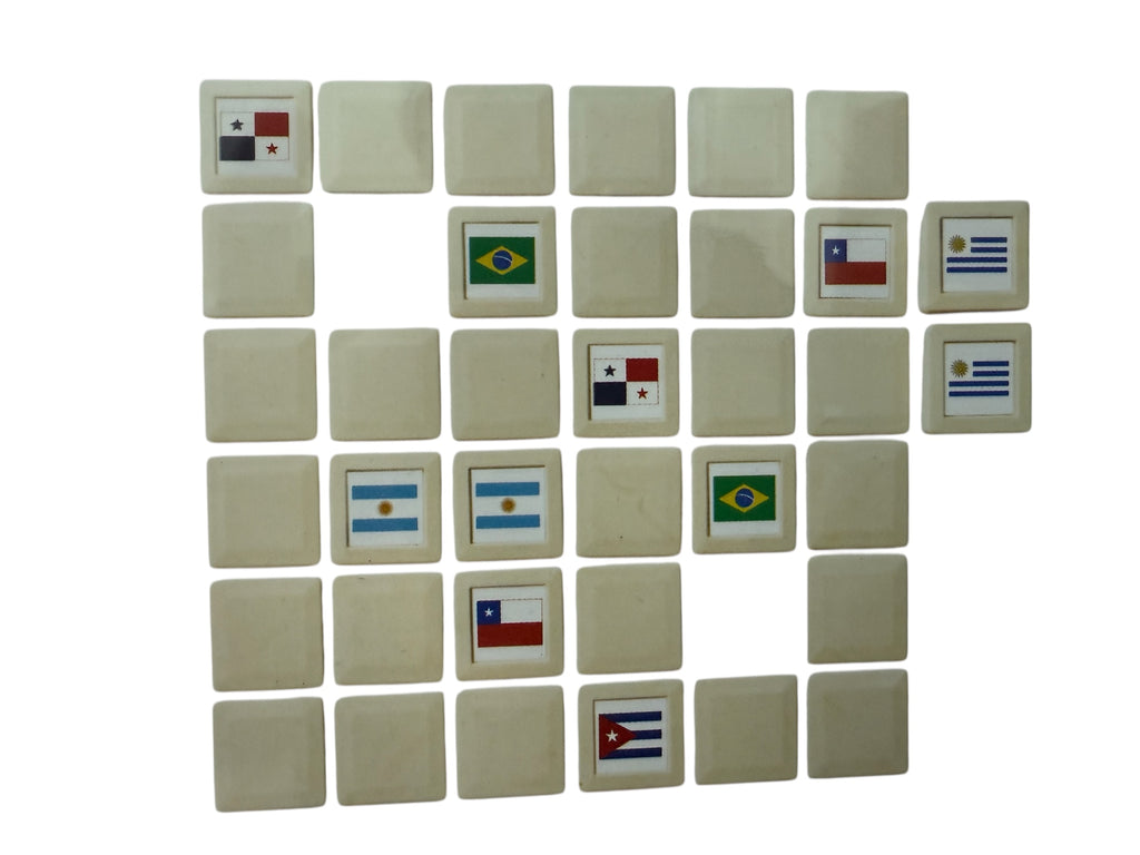 Memotest Banderas Gran Juego De La Memoria Original Ruibal