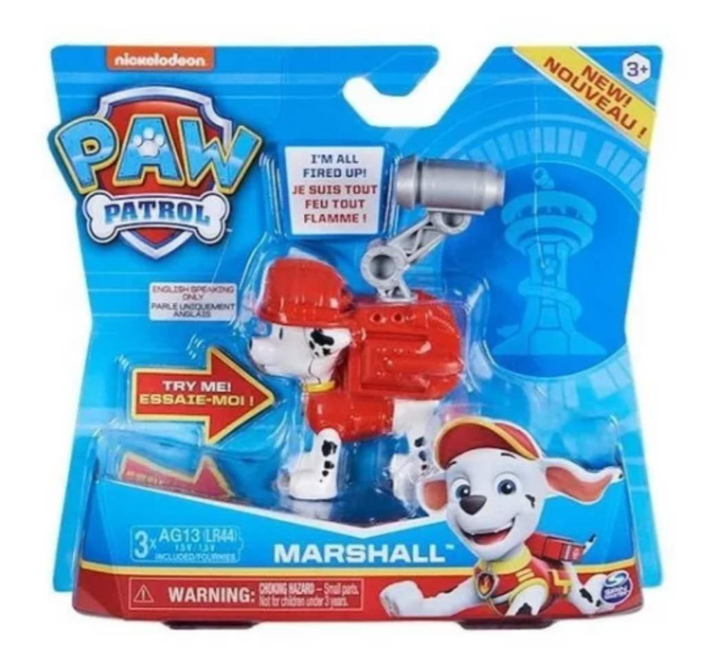 Paw Patrol Figura Con Frases Patrulla Canina Original 16600