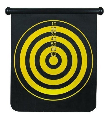 Juego De Dardos Magneticos Con Tablero Enrrollable 5991