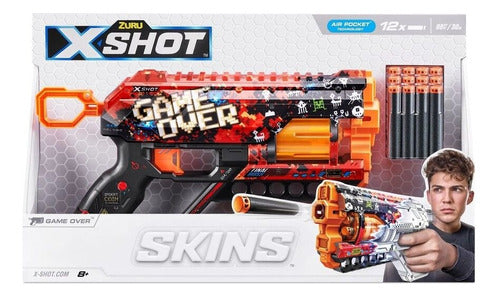 Pistola X-shot Skins Griefer Con Dardos Original Zuru 7326