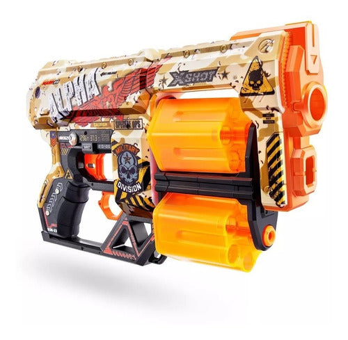 Pistola X-shot Skins Con 12 Dardos Original Zuru 7299