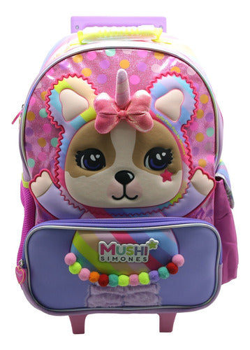 Mochila Con Carro Simones Si918 Original 18''