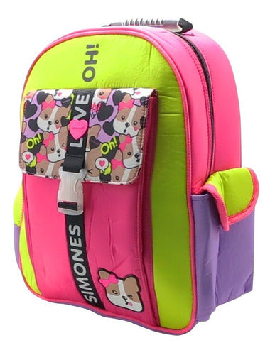 Mochila De Espalda Simones Si085 Original 16''