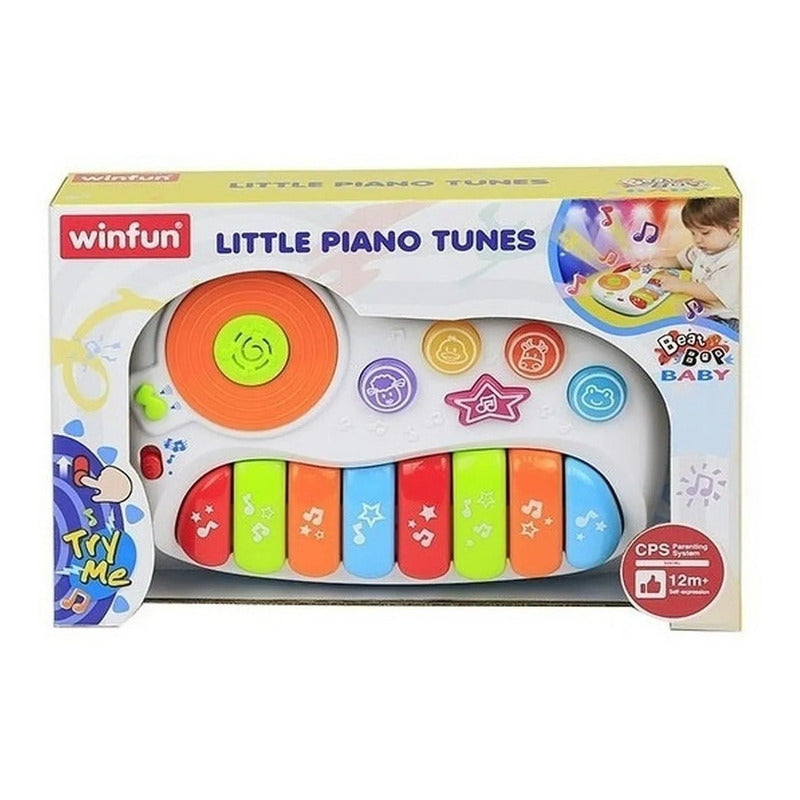 Mini Piano Portatil Musical Para Bebe Marca Winfun