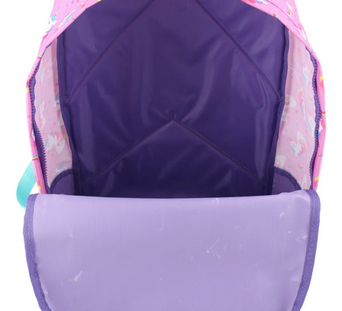 Mochila De Espalda Unicornio 17'' Wabro 11054