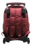 Mochila Escolar Cresko Unique Linea One Con Carro Color Rojo Diseño De La Tela Liso
