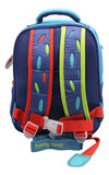 Mochila Espalda Animalito Para Jardín 11'' Fl210 Funny Land Color Azul Diseño De La Tela Liso