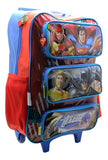 Mochila Con Carro Liga De La Justicia Lj392 Original 18''