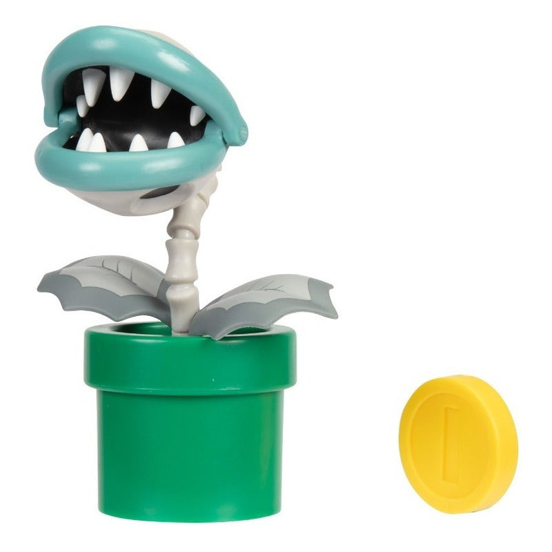Muñeco Super Mario Huesiplanta Figura Articulada 10cm 40457