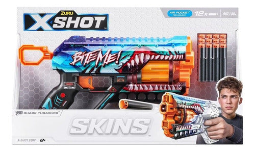 Pistola X-shot Skins Griefer Con Dardos Original Zuru 7326