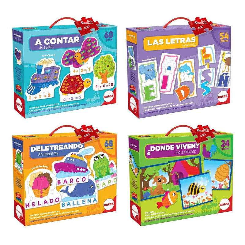Rompecabezas Puzzle Didactico Infantil 1256 Antex