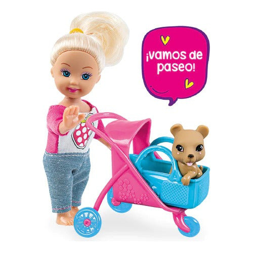 Muñeca Girls Pop Abby Y Sus Amigos Caninos Ik0467