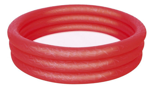 Pileta Inflable Redonda Tres Anillos 102 X25cm 51024 Bestway
