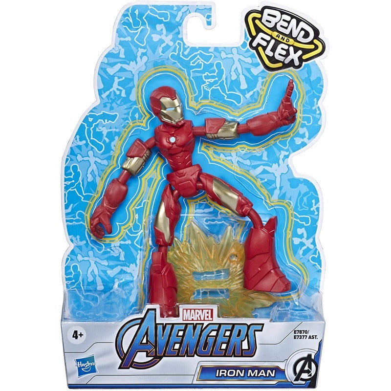 Muñeco Avengers Bend And Flex 15cm E7377 Hasbro
