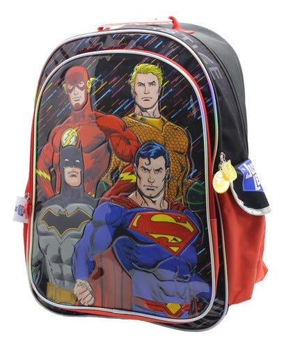 Mochila De Espalda Liga De La Justicia Lj191 Original 18''