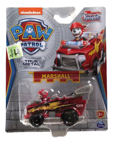 Paw Patrol Mini Vehiculo Metal C/figura Original 16782