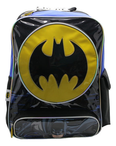 Mochila De Espalda Batman Con Luz Lj183 Dc Original 18''